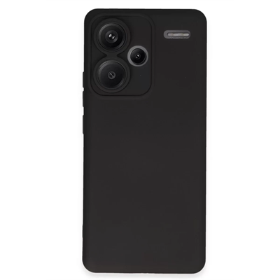 Xiaomi Redmi Note 13 Pro Plus Kılıf Nano içi Kadife Silikon - Siyah
