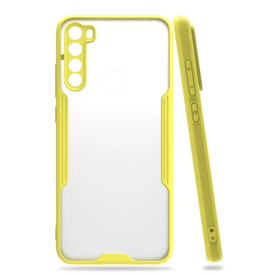 Xiaomi Redmi Note 8 Kılıf Platin Silikon - Sarı