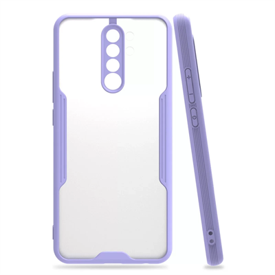 Xiaomi Redmi Note 8 Pro Kılıf Platin Silikon - Lila