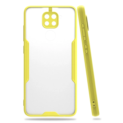 Xiaomi Redmi Note 9 Kılıf Platin Silikon - Sarı