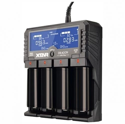 Xtar DRAGON VP4 PLUS Li-ion / NI-CD / NI-MH Pil Şarj Cihazı