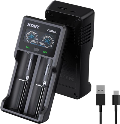 Xtar VC2SL İkili Li-ion / NI-CD / NI-MH Pil Şarj Cihazı