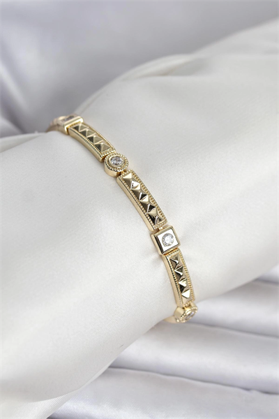 Xuping Punta Model Gold Renk Kadın Bileklik