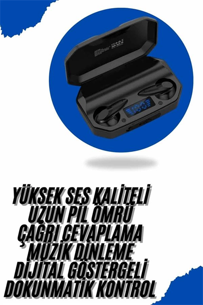 Yeni Nesil Android ve İOS Uyumlu Siyah Profesyonel  Kulaklığı