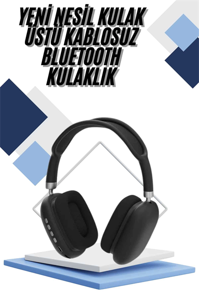 Yeni Nesil Bluetooth Kulaklık Kulak Üstü ANC Özelliği Yüksek Ses Kaliteli