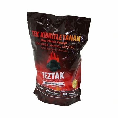Yeni Nesil Çabuk Tutuşan Mangal Kömürü 2 KG