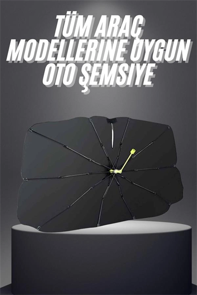Yeni Nesil Tüm Araç Modellerine Uygun Oto Şemsiye Katlanabilir UV Işınlarına Karşı