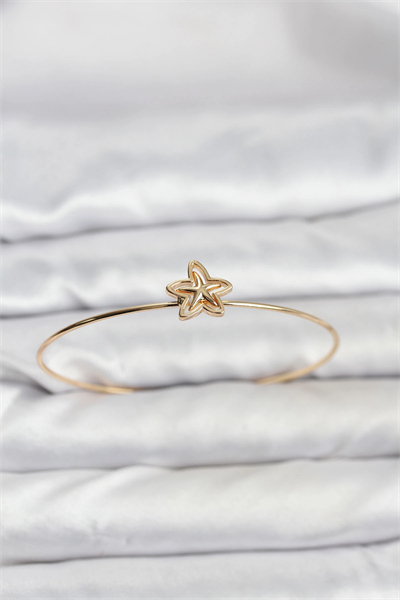 Yıldız Model Gold Renk Bileklik