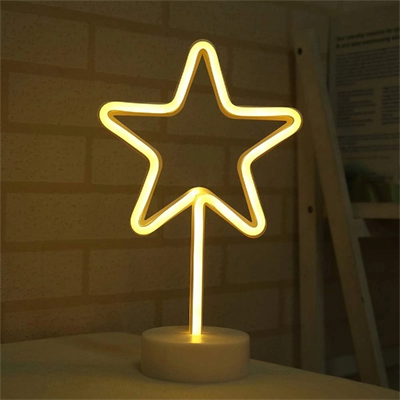 Yıldız Neon LED Lamba