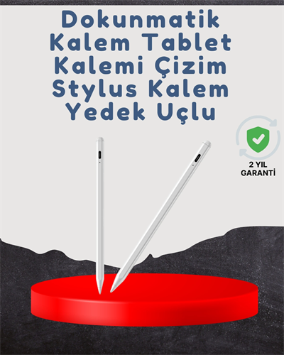 Yüksek Hassasiyetli Eğim Sensörlü Dijital Kalem – USB-C Hızlı Şarjlı