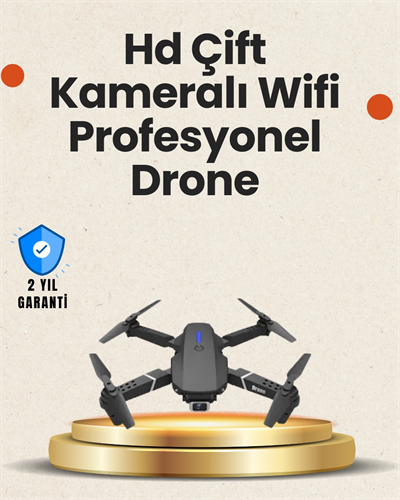 Yükseklik Sabitlemeli Katlanabilir Drone 1080P 4K Kamera Seçenekli