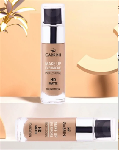 Gabrini Make Up Evermore cam şişe yoğun kapatıcı Foundation-02