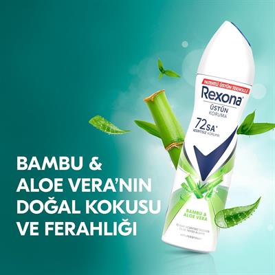 Rexona MotionSense Natural Fresh Bambu & Aloe Vera 150 ml Kadın Deodorant