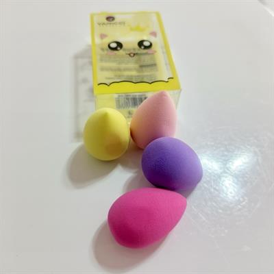 Yarıccı Mini Puf Makyaj Süngeri 4 Lü