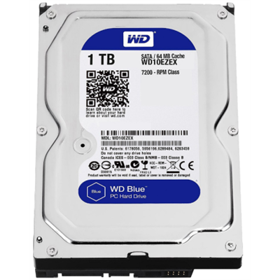 1 TB WD 3.5 BLUE SATA3 7200RPM 64MB WD10EZEX