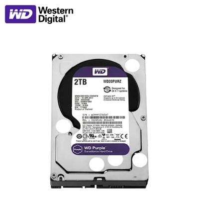 2 TB WD 3.5 PURPLE SATA3 5900RPM 64MB WD20PURZ