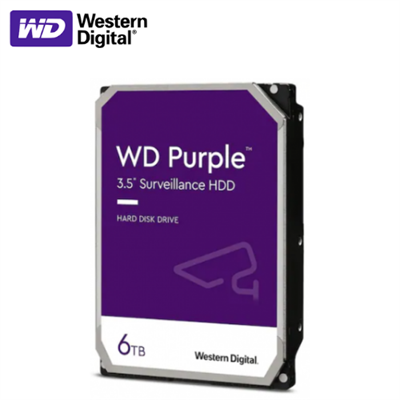 6 TB WD 3.5 PURPLE SATA3 5900RPM 256MB WD62PURZ