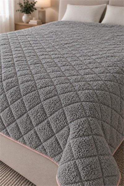 Cloud Soft Çift Taraflı Mikrofiber Peluş Çift Kişilik Yatak Örtüsü 200x220 cm