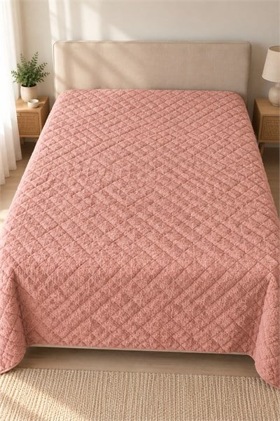Cloud Soft Çift Taraflı Mikrofiber Peluş Çift Kişilik Yatak Örtüsü 200x220 cm