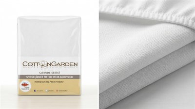 Cotton Garden Grande Fitted Alez - Süper Battal Boy 200x200+30 cm Yüksek Kenar