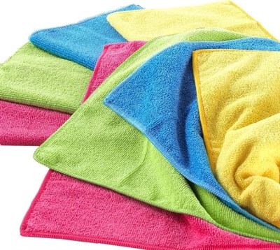 Fushia 4lü Mikrofiber Peçete ve Pratik Temizlik Bezi Seti 30x30