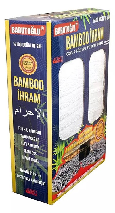 İpekçe Bambu İhram - Beyaz