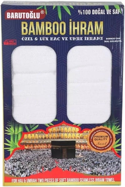 İpekçe Bambu İhram - Beyaz