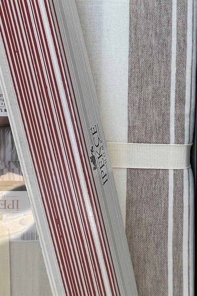 İpekçe Naturel Pure Kahve Çift Kişilik Nevresim Takımı - 4 Parça