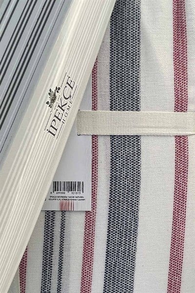 İpekçe Naturel Pure Kırmızı Çift Kişilik Nevresim Takımı - 4 Parça