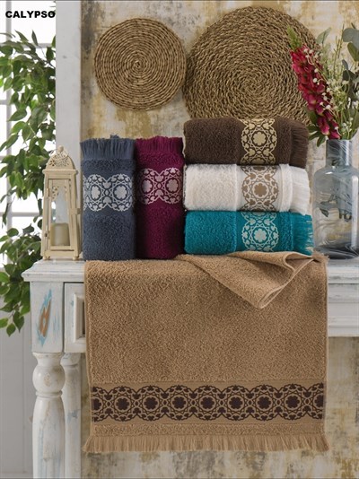 İpekçe Pamuk Calypso Havlu Seti 3’lü – 90x180