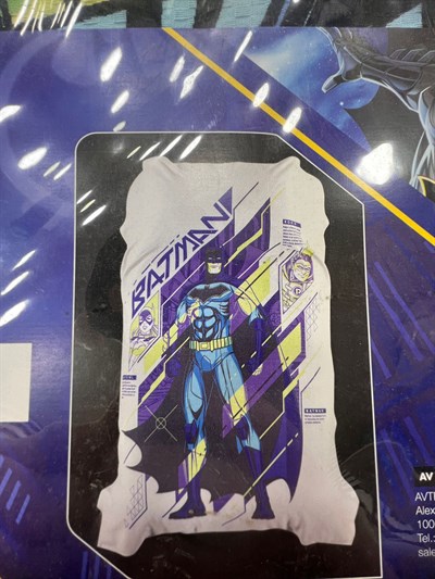 Warner Bros Lisanslı Batman Tek Kişilik Nevresim Takımı - Ranforce Pamuklu 3 Parça Çocuk Odası Takımı BT-00139