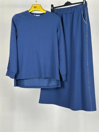 Allday - Simli Biyeli İkili Etekli Takım 22OB32001ALY