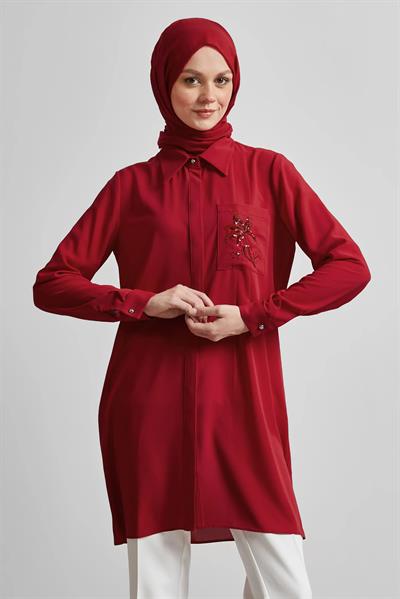 Alvina - Boncuk Baskılı Tunik 44794