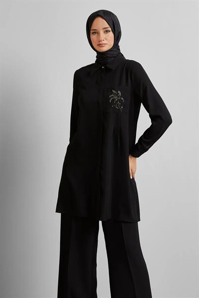 Alvina - Boncuk Baskılı Tunik 44794