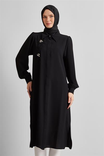 Alvina - Gömlek Yaka Tesettür Tunik 45372