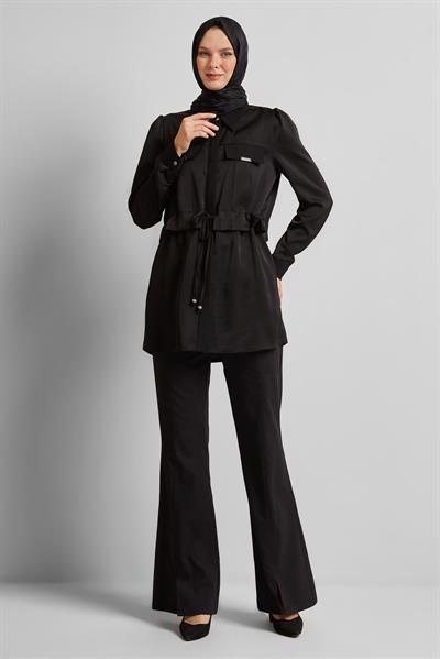 Alvina - Nano Aerobin Beli Bağcıklı Tunik 45361