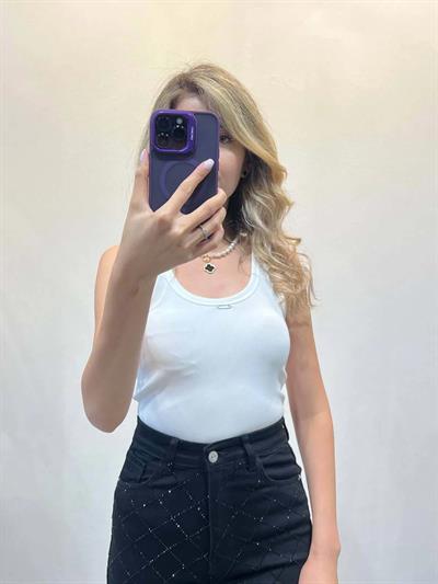 Armalı Atlet Crop Bluz 2432417