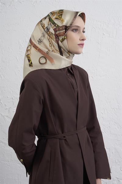 Armine - 2024/2025 Sonbahar Kış Saf Sura İpek Eşarp 9422D