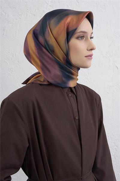 Armine - 2024/2025 Sonbahar Kış Saf Sura İpek Eşarp 9436D