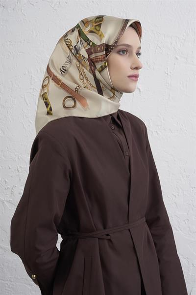 Armine - 2024/2025 Sonbahar Kış Saf Sura İpek Eşarp 9422D
