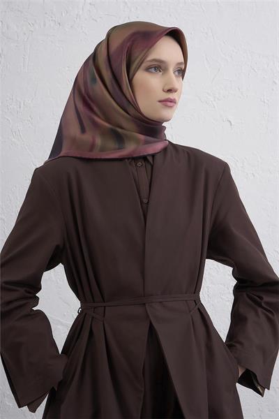 Armine - 2024/2025 Sonbahar Kış Saf Sura İpek Eşarp 9436D