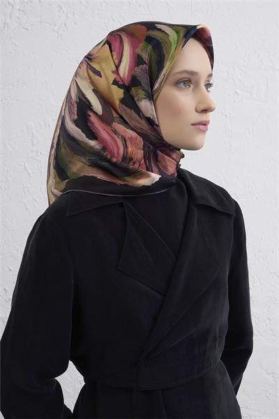 Armine - 2024/2025 Sonbahar Kış Saf Sura İpek Eşarp 9423D