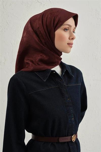 Armine - Floş Pamuk Eşarp 2 (%33 Pamuk %67 Floş)