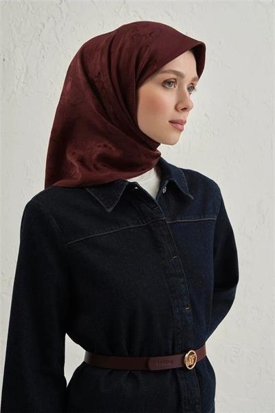 Armine - Floş Pamuk Eşarp 2 (%33 Pamuk %67 Floş)