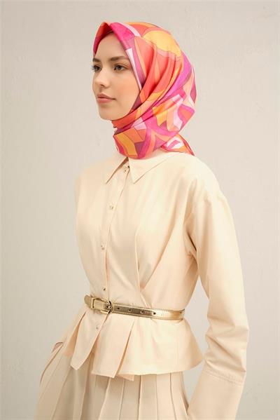 Armine - İlkbahar Yaz Sura İpek Eşarp 9336D