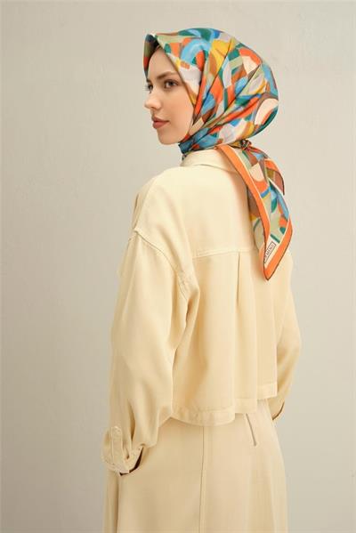 Armine - İlkbahar Yaz Sura İpek Eşarp 9329D