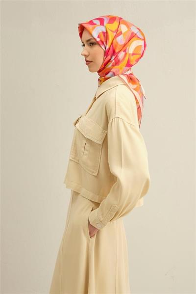 Armine - İlkbahar Yaz Sura İpek Eşarp 9329D