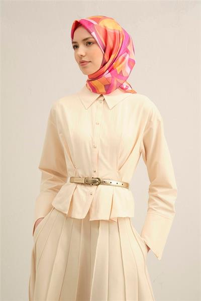 Armine - İlkbahar Yaz Sura İpek Eşarp 9336D