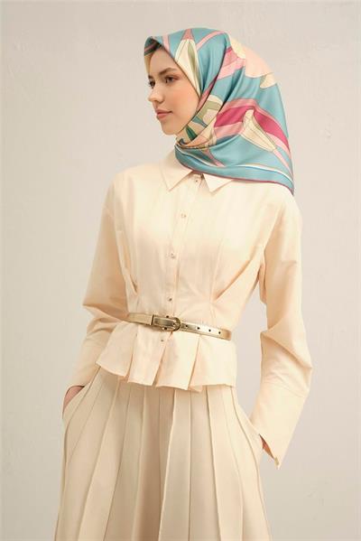 Armine - İlkbahar Yaz Sura İpek Eşarp 9302D