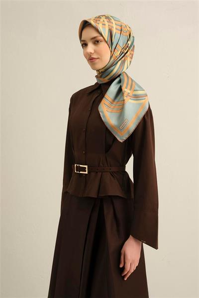 Armine - İlkbahar Yaz Sura İpek Eşarp 9333D